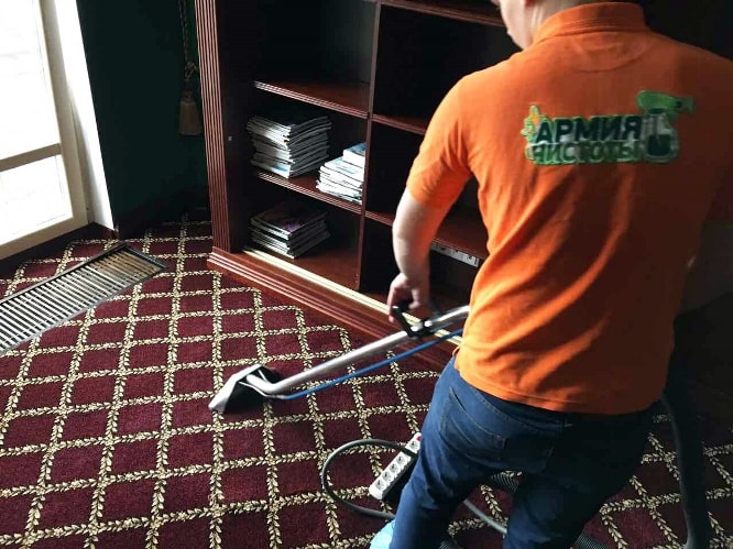 Химчистка ковролина от пятен и запахов